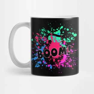 Red Paint Explosion Mug